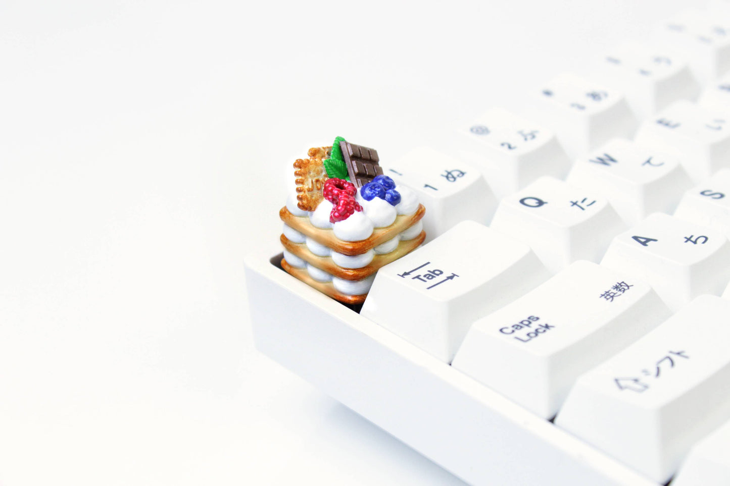 Berries and Cream | Dessert Cake Artisan Keycap image 5