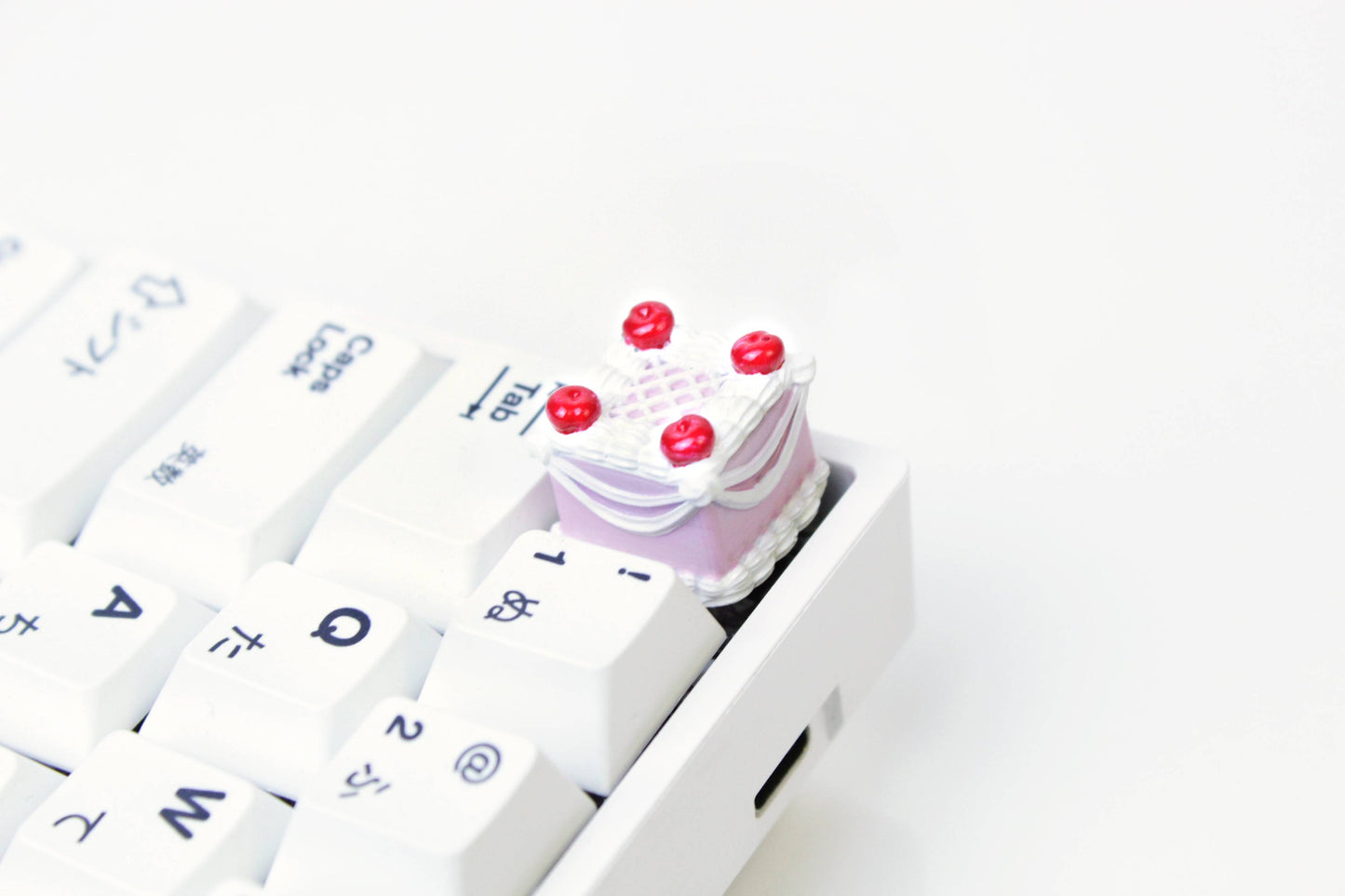Royal Cherry Cake | Dessert Cake Artisan Keycap image 1