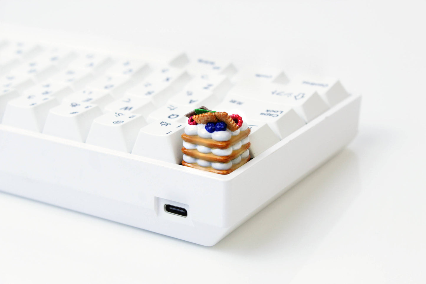 Berries and Cream | Dessert Cake Artisan Keycap image 6