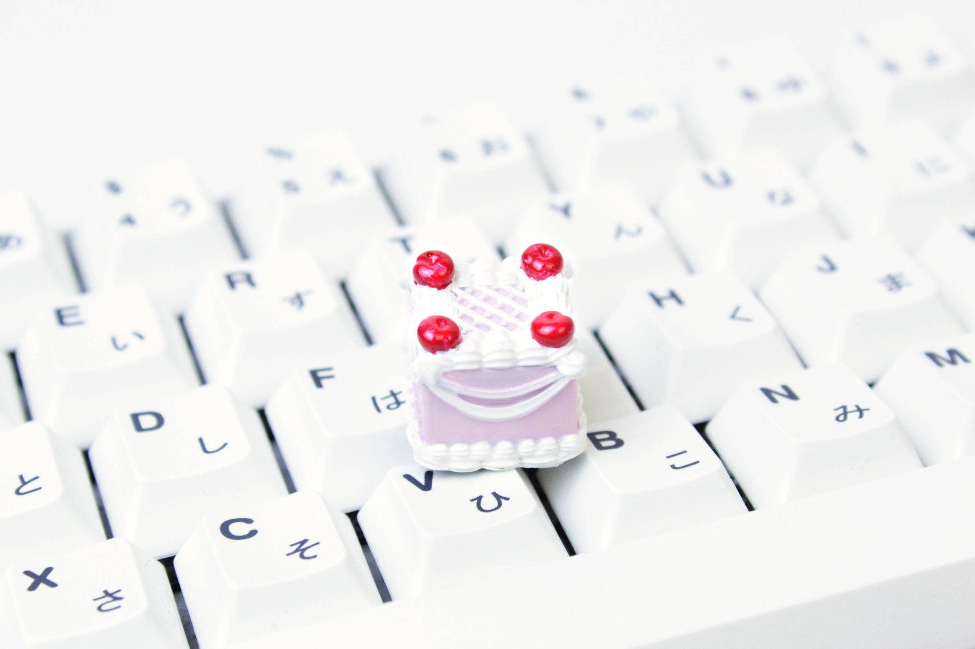 Royal Cherry Cake | Dessert Cake Artisan Keycap image 3