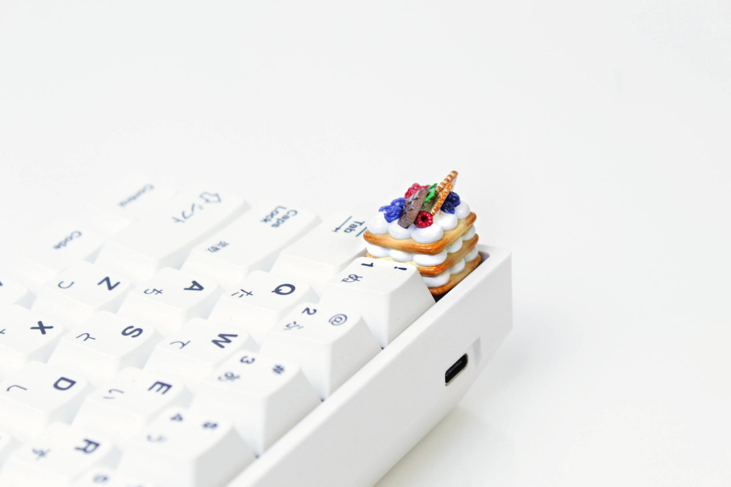 Berries and Cream | Dessert Cake Artisan Keycap image 4