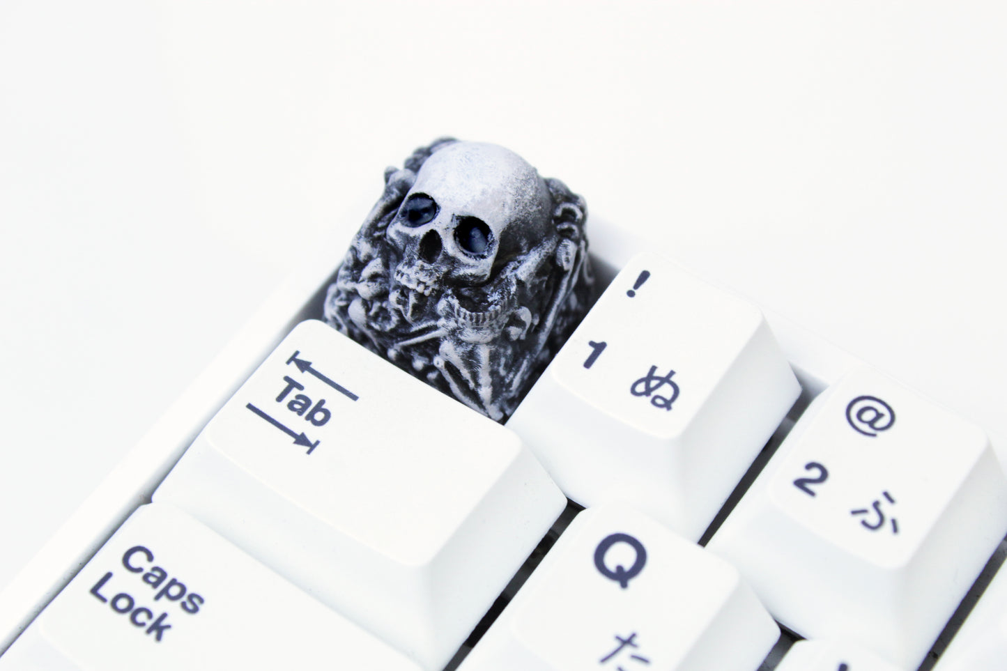 Skull and Bones | Spooky Halloween Artisan Keycap image 0