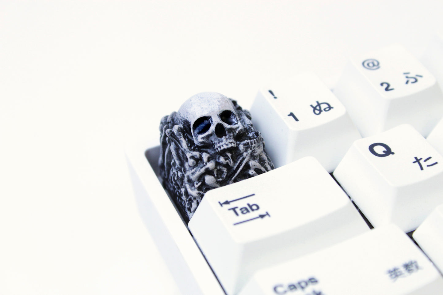 Skull and Bones | Spooky Halloween Artisan Keycap image 5