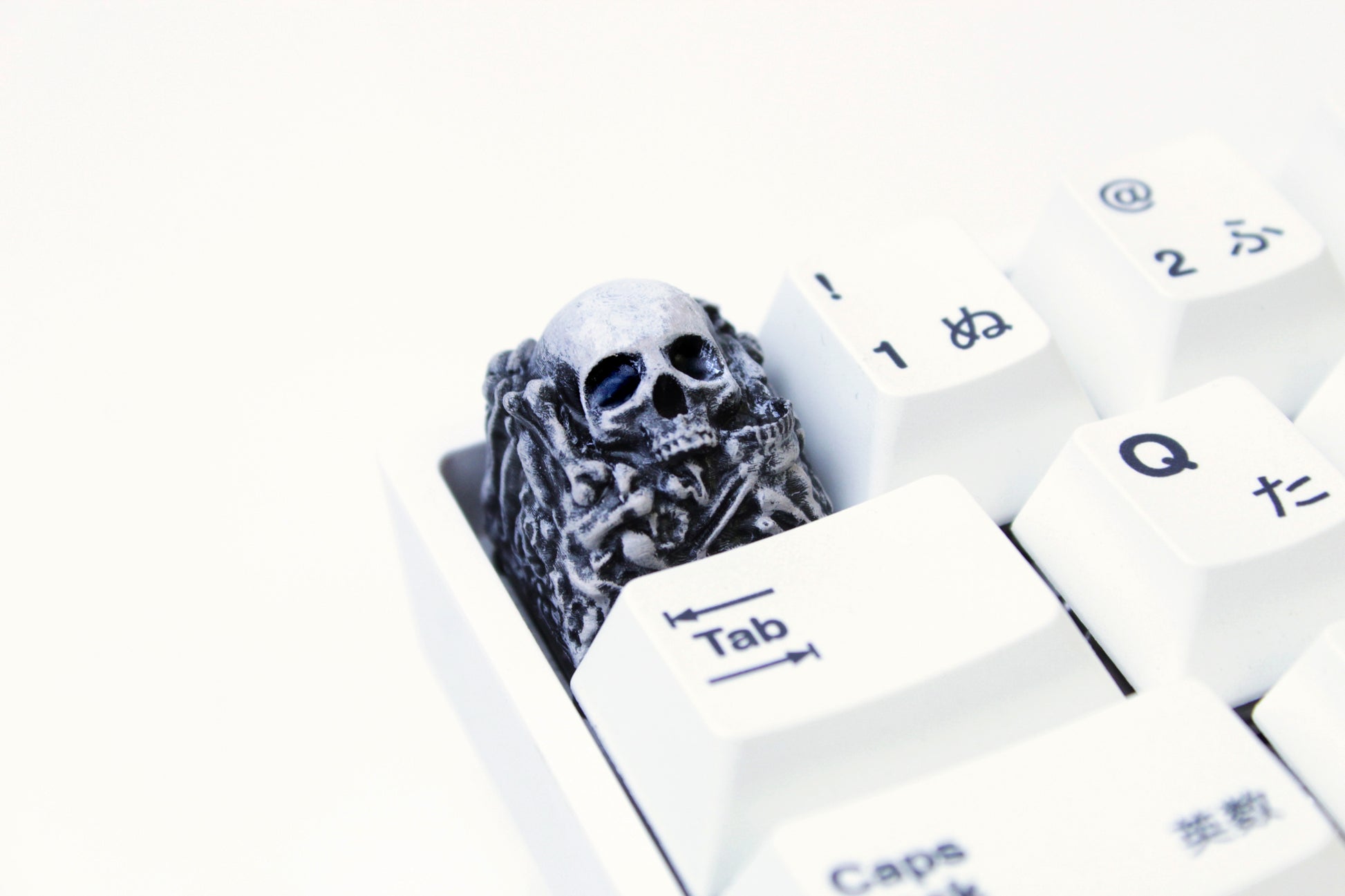 Skull and Bones | Spooky Halloween Artisan Keycap image 5