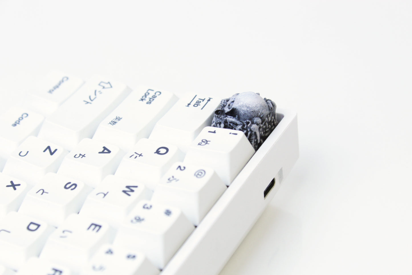 Skull and Bones | Spooky Halloween Artisan Keycap image 2