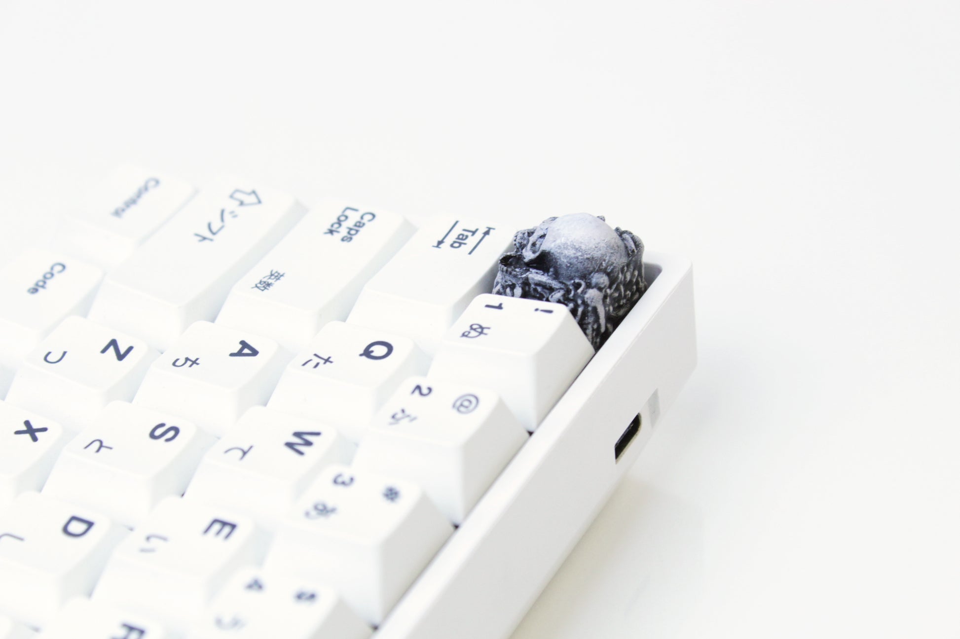 Skull and Bones | Spooky Halloween Artisan Keycap image 2